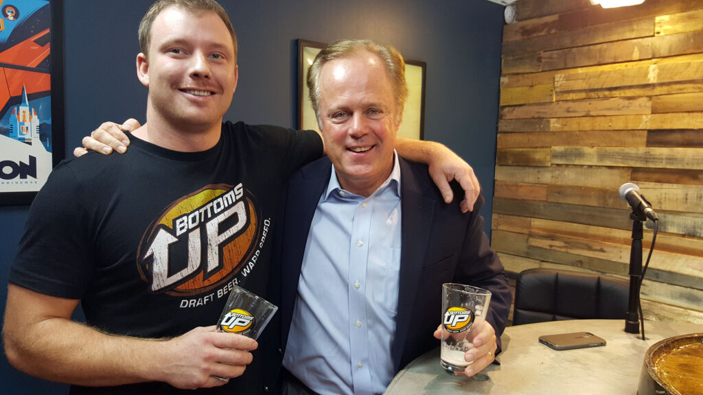 Josh Springer with Gerry Dick from INside Indiana Business